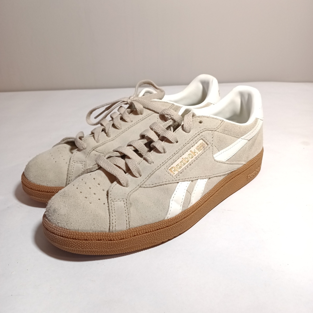 Reebok Club C Grounds UK Sneakers in beige chalk gum Size 8.5 - Picture 2 of 8